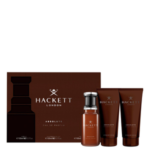 ชุดของขวัญน้ำหอม Hackett Absolute ขนาด 100 มล. ประกอบด้วยน้ำหอม + เจลอาบน้ำ + ครีมอาบน้ำ ชุดพรีเมียม 3-in-1 - Product Image 1
