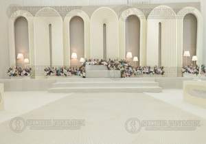 Grandes décorations de scène de mariage de style romain Décorations de mariage élégantes - Product Image 4