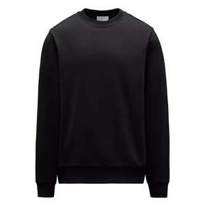 Suéteres de algodón liso con cuello redondo, logotipo bordado, suéter de otoño para hombre, sudadera blanca personalizada - Product Image 4