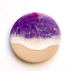 Posavasos para bebidas de la mejor calidad, posavasos de resina con coloridas flores naturales reutilizables para exportación - Product Image 1