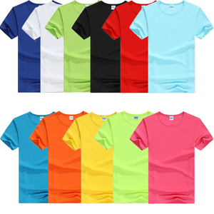 Wholesale <b>Stocking</b> Summer 14 Colors Cheap Quick Dry 100% Polyester Plain Blank <b>Men's</b> T-shirt Custom Logo Printed T-shirt <b>for</b> <b>men</b> - Product Image 1