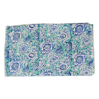 Tissu en voile de coton indien de luxe, tissé à la main, imprimé au bloc, motif floral multicolore, poids moyen, fait main, séchage rapide, pour costumes et lingerie
