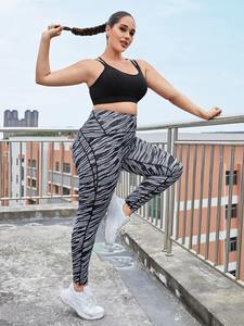 New Design <b>Women</b> <b>Leggings</b> Elastic Waist Sports Gym Workout Wear Pants Custom Logo <b>Women</b> <b>Leggings</b> - Product Image 4