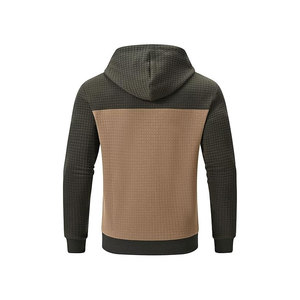 Sudadera de Invierno Acolchada de Dos Tonos Personalizada |   Sudadera de Algodón Suave con Textura, Impresión Digital para Hombre, Ropa Urbana, OEM ODM - Product Image 3