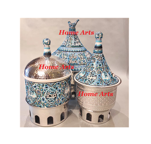 Stainless Steel Different Color Chafing Dish With Meena Work Premium Quality <b>Food</b> <b>Warmer</b> Chafing Dish At Low Price - Product Image 5