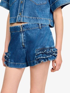 Shorts en jean pour femmes à la mode Jeans d'été élégants et mi-personnalisés Design écologique et confortable - Product Image 2
