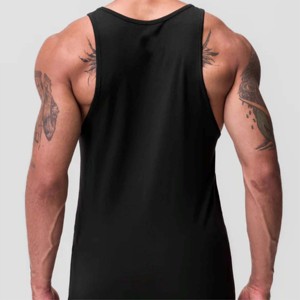 Camiseta básica de algodón para hombre, camiseta sin mangas transpirable para ropa informal y entrenamientos de gimnasio - Product Image 5