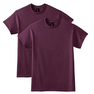 T-shirt ajusté pour homme, tissu tricoté 220 grammes, motif uni, en polyester/coton - Product Image 1