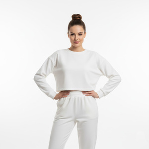 Pantalons décontractés en coton pour femmes, confortables, taille haute, mode, vêtements de bureau, coupe ample, bas d'été pour un usage quotidien - Product Image 2