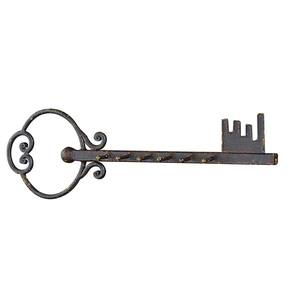 Porte-manteau mural en métal à cinq crochets, nouveau design en forme de clé, pour salle de bain, vente en gros - Product Image 4