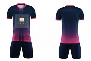 Uniformes de football pour hommes Uniformes de maillots de football français bon marché Maillots de football pour enfants Nouvelle saison Vêtements de sport d'entraînement - Product Image 5