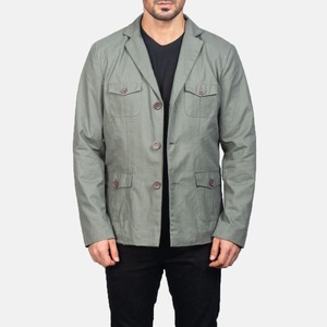 Chaquetas de Lona Estilo Safari Hechas a Medida, Soluciones de Ropa Personalizada de Fábrica al por Mayor, Calidad Premium, Toques de Diseño Únicos, 100% Algodón - Product Image 3