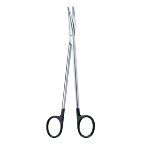 ชุดเครื่องมือผ่าตัดทางการแพทย์ด้ามจับกรรไกร metzenbaum TC ปลายโค้งมนอย่างดีเคลือบสีดำ - Product Image 6