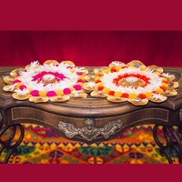 Indian Rangoli buatan tangan rangoli Pernikahan nikmat indian Dekorasi Rumah