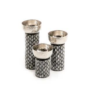 Vela con incrustaciones de perlas negras hechas a mano, soporte para quemador de incienso, mármol de tamaño personalizado, estilo árabe elegante para uso doméstico, precio bajo - Product Image 5