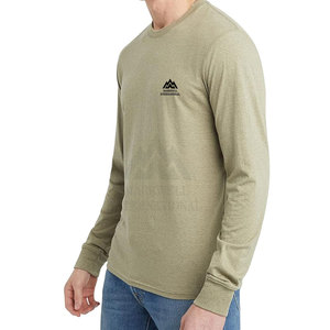 OEM Service เสื้อยืดแขนยาวทรงหลวมพิมพ์ลายสำหรับผู้ชาย, เสื้อยืดแขนยาวทรงหลวมพิมพ์ลาย - Product Image 3