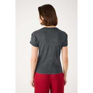 Camiseta Casual Básica de Manga Corta 100% Algodón Tela de Pana - Product Image 4