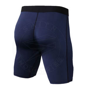 <b>Men's</b> Eco-Friendly Cotton Compression Workout <b>Shorts</b> with Comfortable <b>Elastic</b> <b>Waistband</b> Casual Style for Fitness Gym-Wholesale - Product Image 6