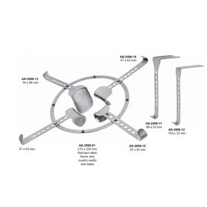Rétracteur abdominal à cadre fixe de qualité supérieure en acier inoxydable nouvel ensemble complet Instruments chirurgicaux écarteur approuvé CE ISO - Product Image 2