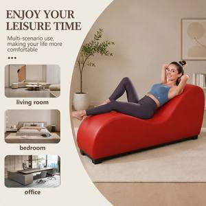 Fauteuil Tantra Love Sofa Sillon Sexuel, Meuble pour Couples, Cadre en Bois Massif, Cuir PU Écologique, Capacité 300KG - Product Image 3