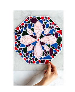 Sous-verre en mosaïque d'ustensiles de cuisine pour nouveau design de taille personnalisée sous-verre en mosaïque fait à la main pour le produit le plus vendu - Product Image 2