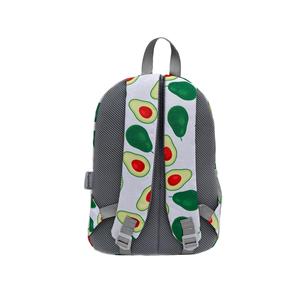 Borsa da scuola elementare per bambine e ragazze zaino con motivo Avocado porta pranzo e portapenne confezione da 3
