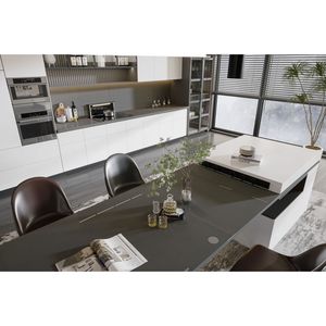 Grande dalle de pierre de quartz moderne imperméable de qualité supérieure Smokey Unionstone pour applications murales - Product Image 2