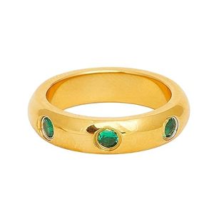 Anillo de mujer Piedra preciosa Esmeralda natural May Birthstone Compromiso Minimal Navidad Joyería hecha a mano Anillo de plata esterlina 925 - Product Image 1