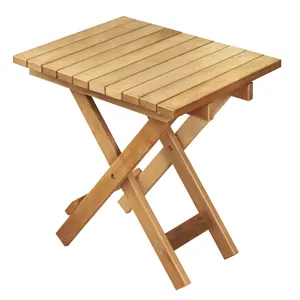 Gehard Berkenhout Opvouwbare Tafel 40*50*50 Cm/Schimmel En Waterbestendige Salontafel Voor Tuin, Huis, Sauna, Woonkamer