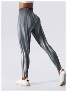 Leggings de yoga pour femmes de qualité supérieure, push-up, lifting des fesses, respirants, sans couture, coupe ajustée, taille haute, entraînement, leggings de marque privée - Product Image 3