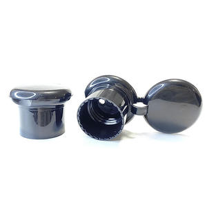 Wholesale 24-tooth Spill-proof PP Plastic Liquid Bottle Spiral Flip Disc Cap High Quality Black Cosmetic Use - Product Image 6