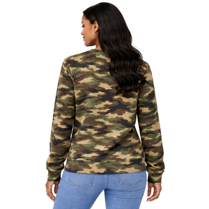 Sudadera con Cuello Redondo Camo 20 Zeta Phi Beta Soror, Inspirada en los Fundadores de 1920, Hermandad Griega, Mujeridad Superior, Sudadera de Algodón Premium - Product Image 6
