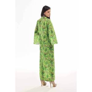 Camisa de Lino Estampada sin Costuras SL-52053 con Estampado Floral Largo, Elemento de Moda, 1 Pieza - Product Image 4