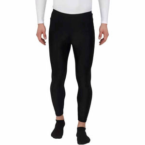 Men's Breathable Spandex <b>Polyester</b> <b>Leggings</b> Custom Logo Casual Fitness Wear with Solid Pattern - Product Image 1