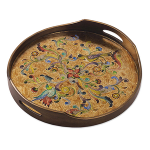 Plateau de service en bois pour la décoration de cuisine, plateaux décoratifs pour table basse, fruits, collations, ornements, bois de haute qualité - Product Image 6