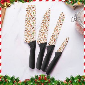 Cuchillo Santoku Profesional de Acero Inoxidable con Mango de Cerámica y Plástico para Cocina Casera, Entusiastas de la Cocina, Precio de Fábrica, Envío Gratuito - Product Image 5