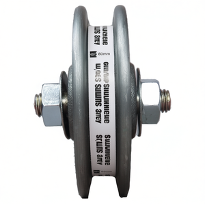 ลูกล้อประตูเหล็กชุบสังกะสีขนาด 60 มม. รับน้ำหนัก 30 กก. ขนาด 6/8 มม. ผลิตภัณฑ์ HEINRICH BETZ & SONS สำหรับรั้ว ระแนง และประตู - Product Image 3