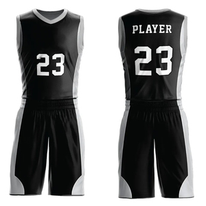 Sublimación impresa digital impresa con cuello en V ropa deportiva uniforme de baloncesto y Jersey con diseño de características de secado rápido y transpirable - Product Image 6