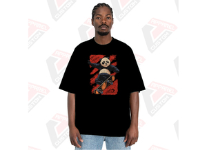 T-shirt élégant délavé à l'acide pour homme Design tendance confortable avec appliques écologiques pour l'été en velours côtelé batik denim - Product Image 6