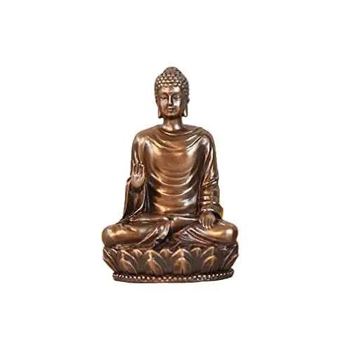 Statue de Bouddha en bronze fabriqué à la main pour la maison et le temple de bureau aux prix de gros