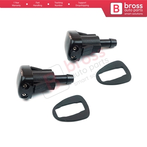 BSP533 2 Pieces Front Window Wiper Water Washer Nozzle <b>Spray</b> Twin Dual Jet for Accent Getz Spectra Sephia 98630-22000 0K2AA-6751 - Product Image 2