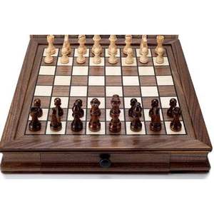 Tablero de Ajedrez de madera duradero y duradero hecho de madera de acacia con artesanía artística y atractivo visual - Product Image 2