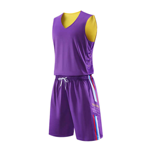 Maillots de basket-ball réversibles derniers meilleurs modèles de sublimation uniformes et survêtements de basket-ball bon marché - Product Image 1