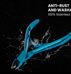 Precio de fábrica profesional pinza para uñas cortador de cutículas instrumentos de belleza de acero inoxidable duraderos curvos para dedos al por mayor - Product Image 6