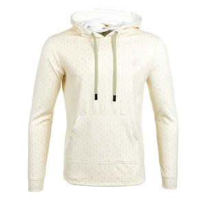 Men's Casual Fit Tapered Shape Hoodie <b>Thick</b> <b>Fleece</b> Embroidered Solid Crop Sweatshirt Pullover Cotton Polyester Blend Winter - Product Image 4