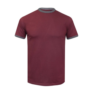 T-shirts pour hommes tricotés à col rond de haute qualité à séchage rapide conception personnalisée coton biologique polyester sonneries fabriquées - Product Image 6