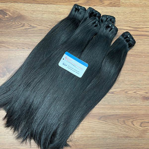 Meilleure vente cheveux vietnamiens bruts Extensions de cheveux humains couleur naturelle droite armure cheveux livraison directe - Product Image 2