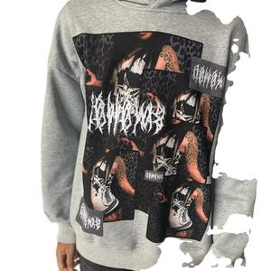 Sudaderas con Capucha de Algodón 100% Bordadas con Patrón de Chica Picante Punk Clásica, Ropa de Calle Moderna, Estilo Hip Hop para Hombre, Invierno - Product Image 2