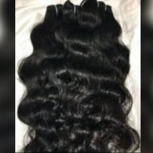 Cheveux vierges indiens bruts non traités, alignés sur les cuticules, 100% cheveux humains Remy, style vague corporelle, tissage de cheveux, double trame - Product Image 1