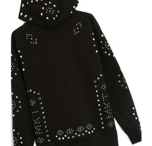 Sweat-shirts à capuche décontractés en coton 100% de haute qualité, respirants, avec strass et paillettes, pour hommes et femmes, vente en gros - Product Image 5